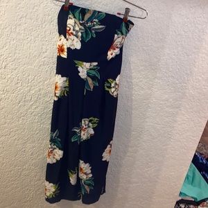 Floral pattern jumpsuit